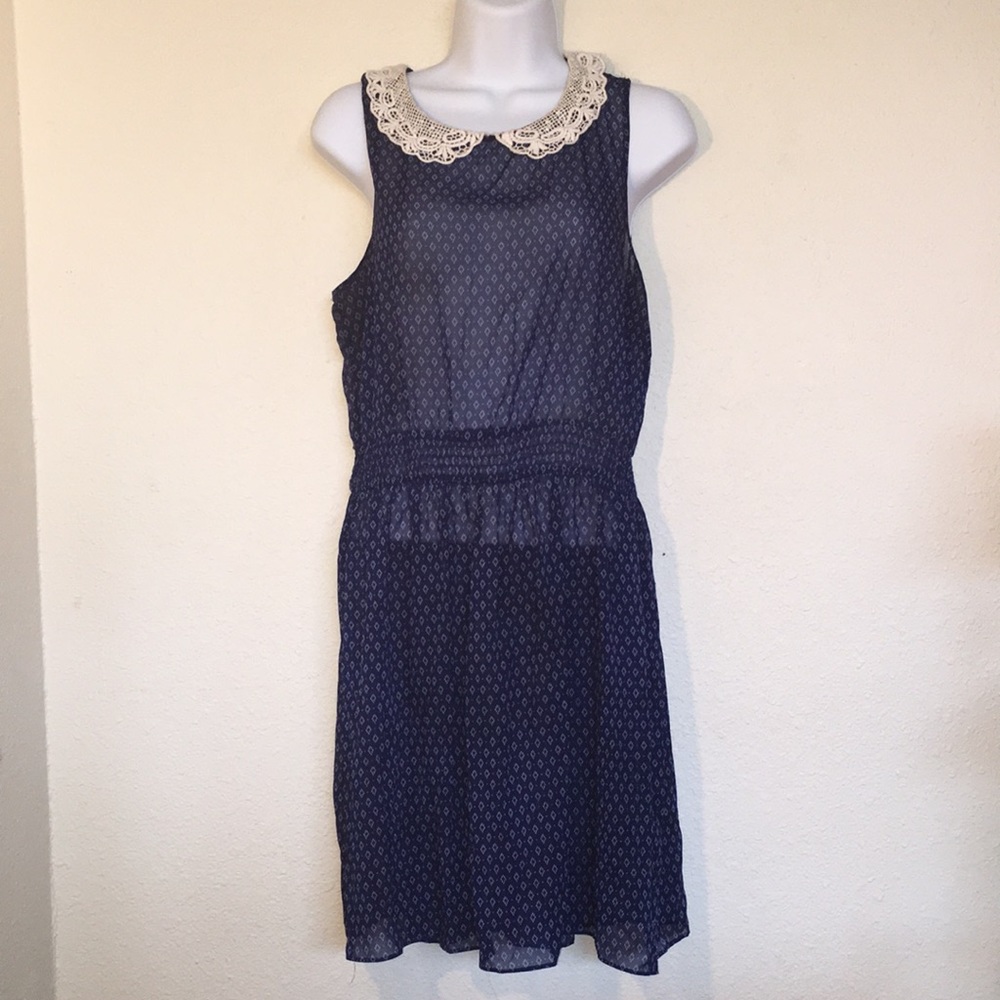 Forever 21 Blue Lace Dress